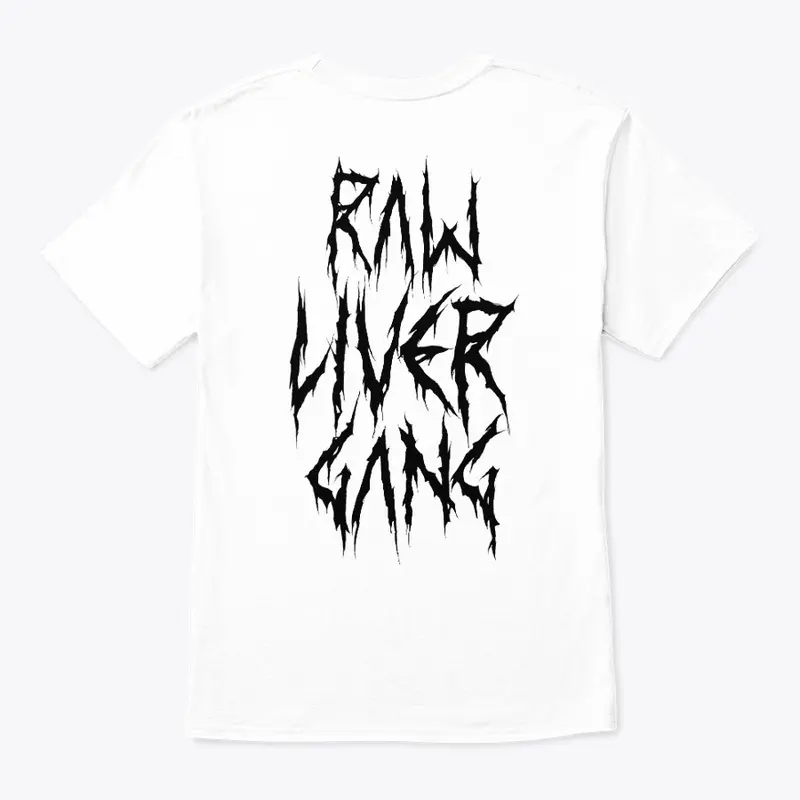 Raw Liver Gang - black on white